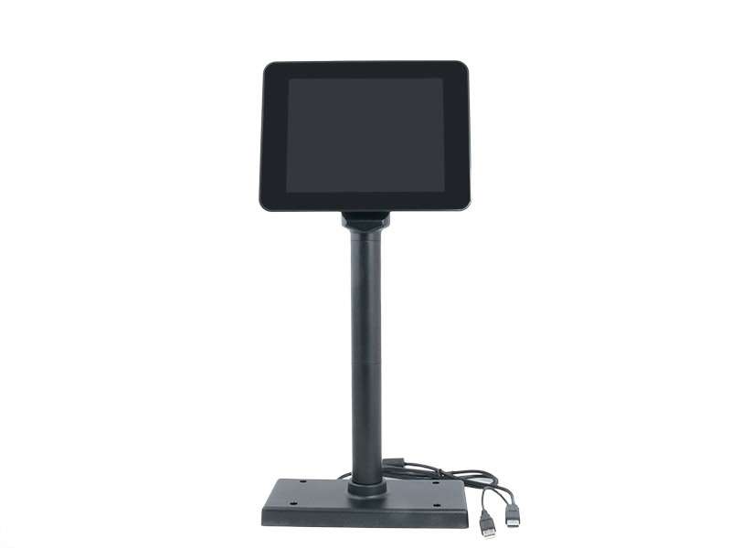 Kassenmonitor 10 Zoll in schwarz für Kassenhardware des Kassensystems