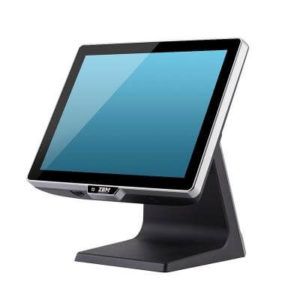 Kassendisplay - Kassenhardware 15 Zoll Bildschirm in grau-schwarz für das Kassensystem