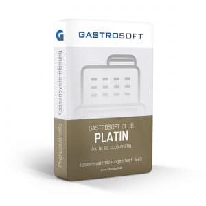 Verpackung GastroSoft Club, Kassensystemlösungen - Club Platin
