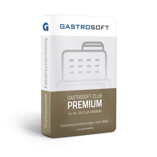 Verpackung GastroSoft Club, Kassensystemlösungen - Club Premium