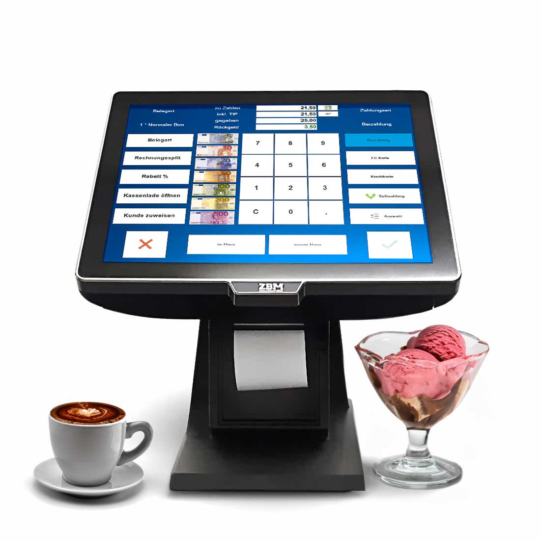Digitales Kassensystem von GastroSoft für Eisdielen