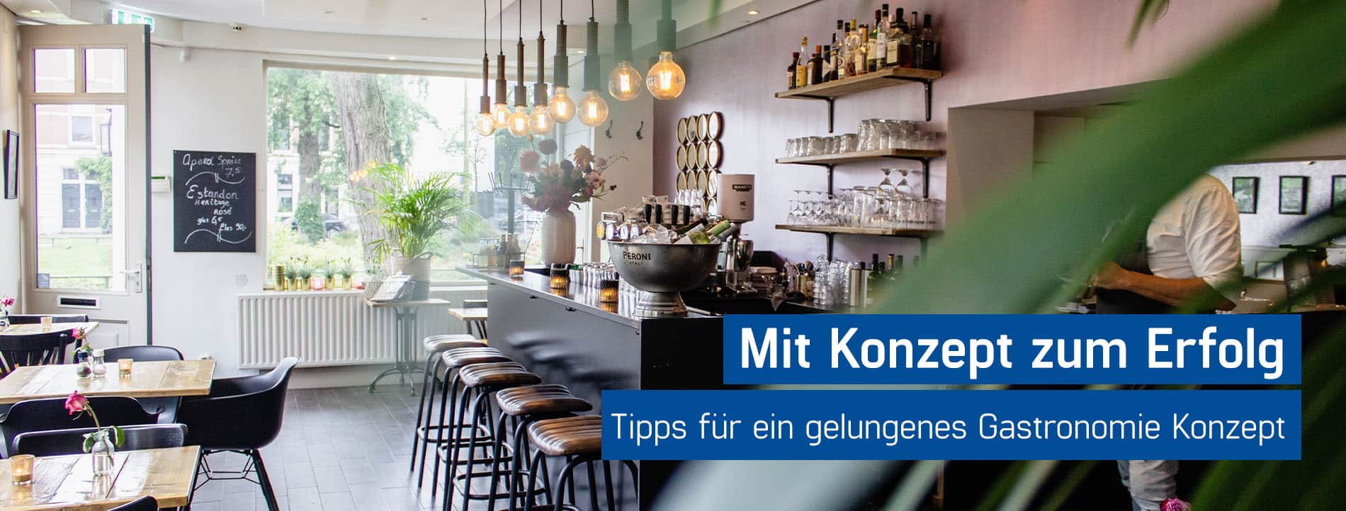 Interieur eines italienischen Cafés, Gastronomie Konzepte