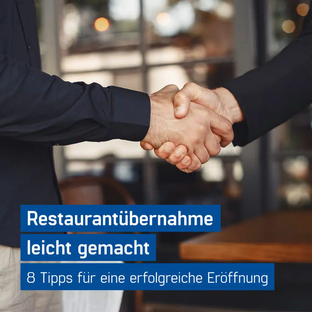 Zwei Männer reichen sich die Hand zur erfolgreichen Restaurantübernahme, Gastronomie übernehmen: 8 Tipps von GastroSoft
