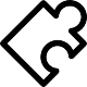 Puzzel Icon für ein erweiterbares Kassensystem und der Software