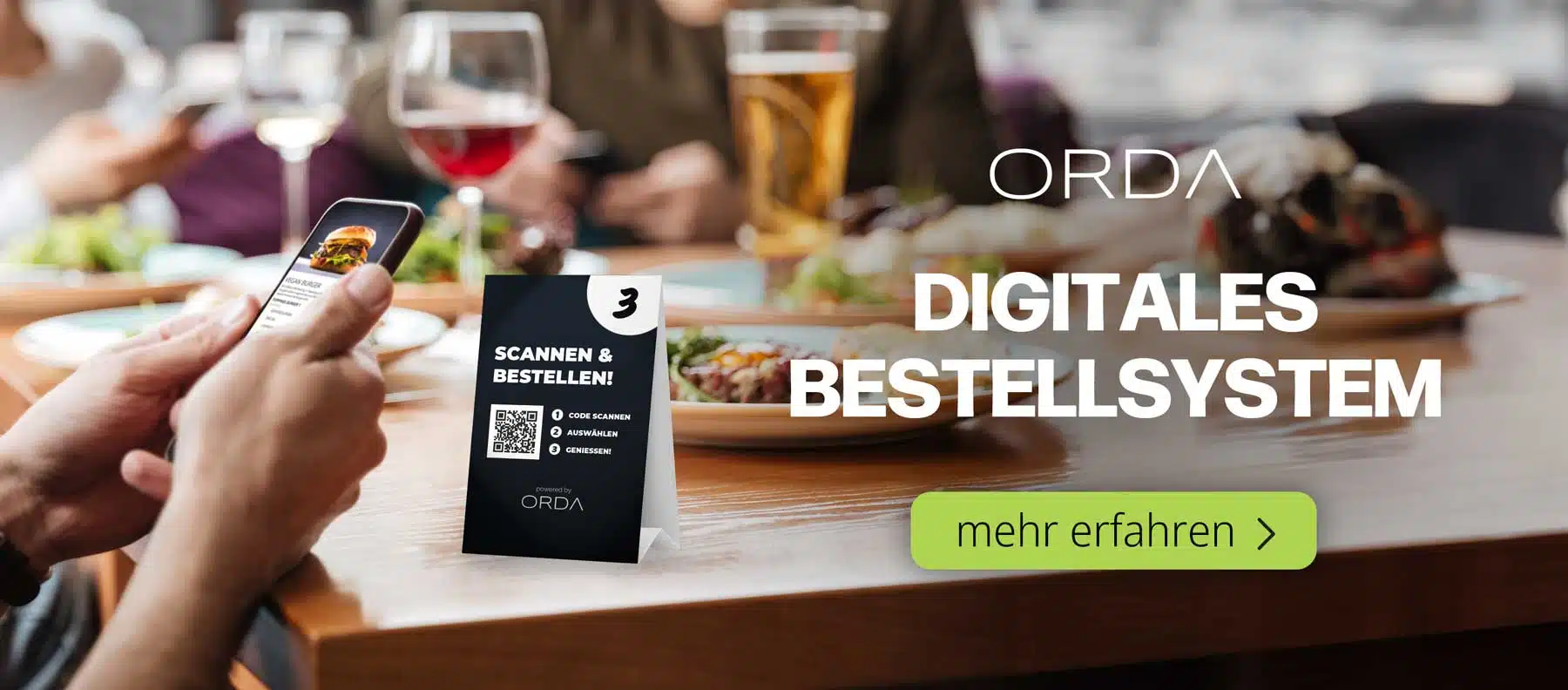 Gastronomie Konzepte: Selbstbedienungsrestaurant mit digitalem Bestellsystem ORDA