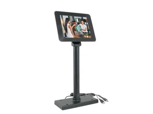 Kassenmonitor 10 Zoll in schwarz für Kassenhardware des Kassensystems
