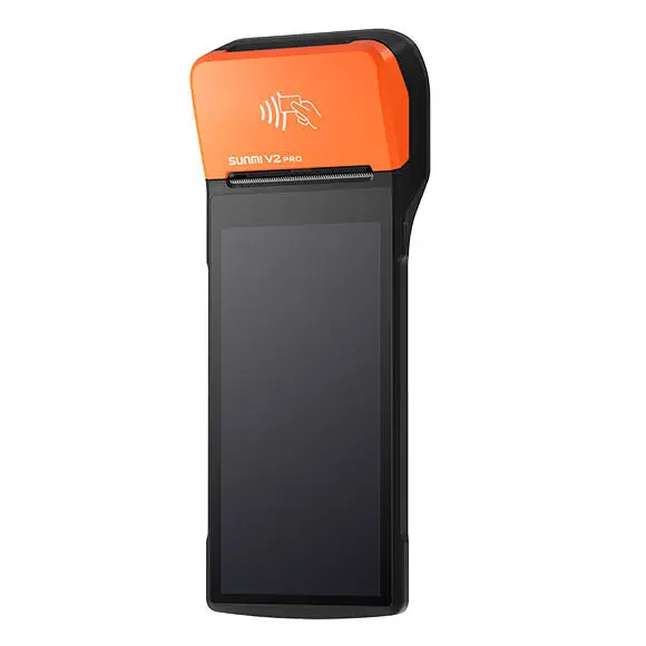 Sunmi V2 Pro Mini Kassensystem Erweiterung, Mobiles All-In-One Touchterminal, 6" Display, Thermobondrucker, Barcodescanner