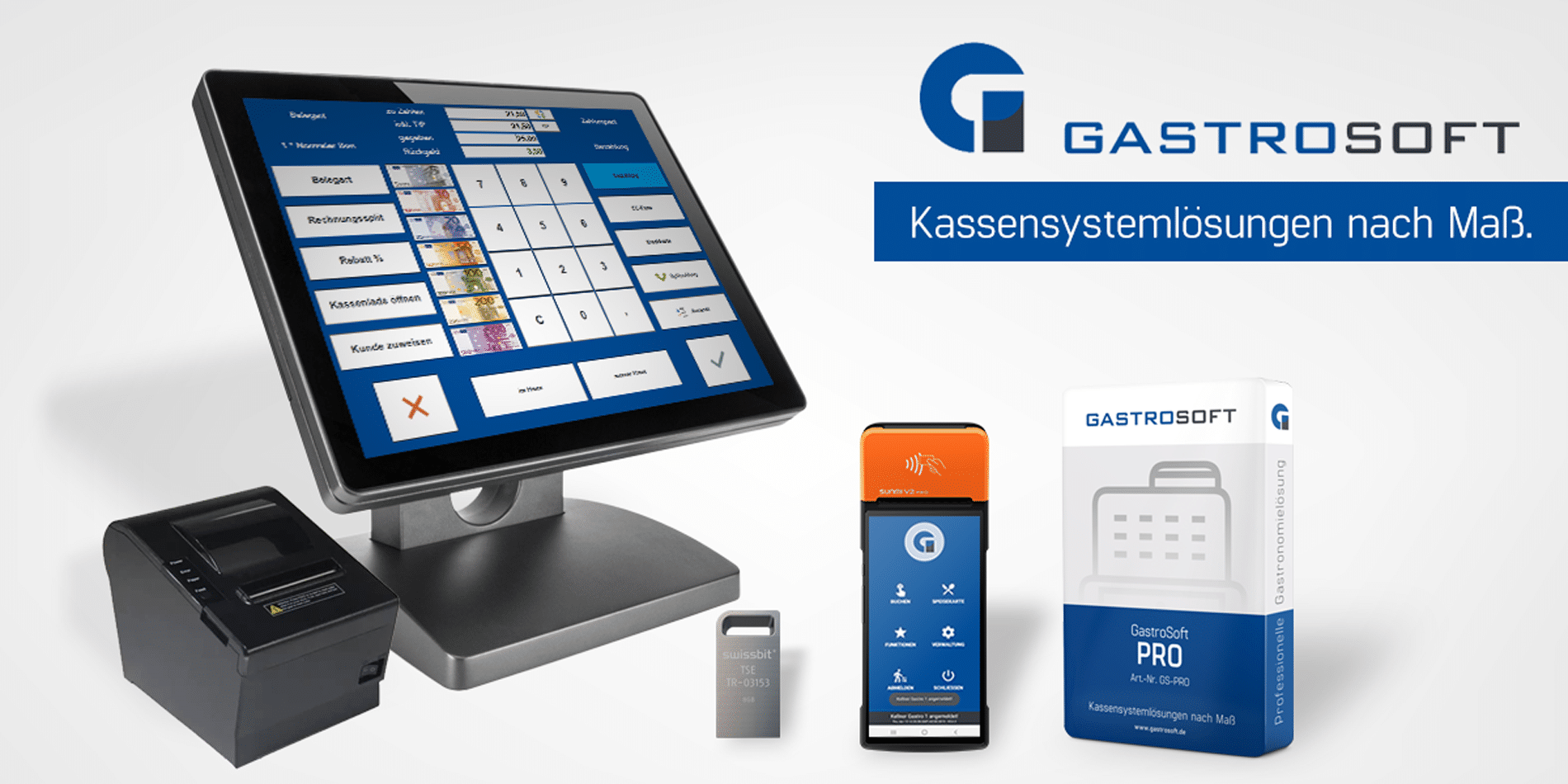 Kassensoftware und -hardware von GastroSoft - Kassensystemlösungen nach Maß