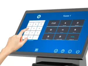All-in-One Windows PC Kasse mit Touchscreen, GastroSoft Kassensoftware