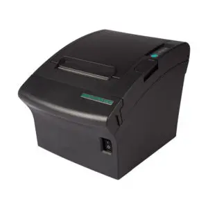 Metapace T3 Kassenhardware Erweiterung - Kassensystem Drucker von Metapace - seperater Kassenzettel-Drucker in schwarz von vorn
