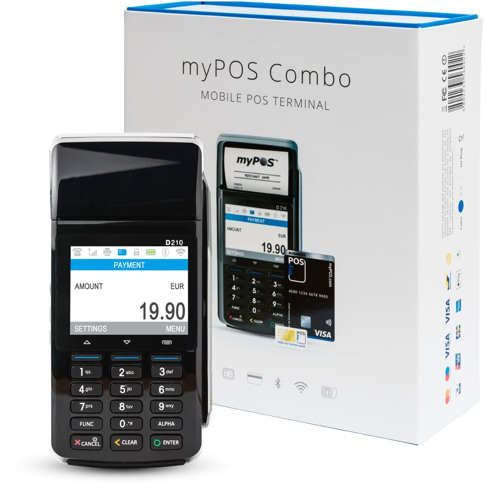 Ovp Mobiles Terminal zur Abrechnung von EC- und Kreditkarten myPOS 3G NEU