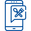 Smartphone Bestellung Icon für einfache Bedienung und mobile Zahlung an die Kassenhardware des Kassensystem
