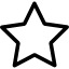 Stern Icon schwarze Kontur für Vertriebspartner, Partner und Profis von GastroSoft